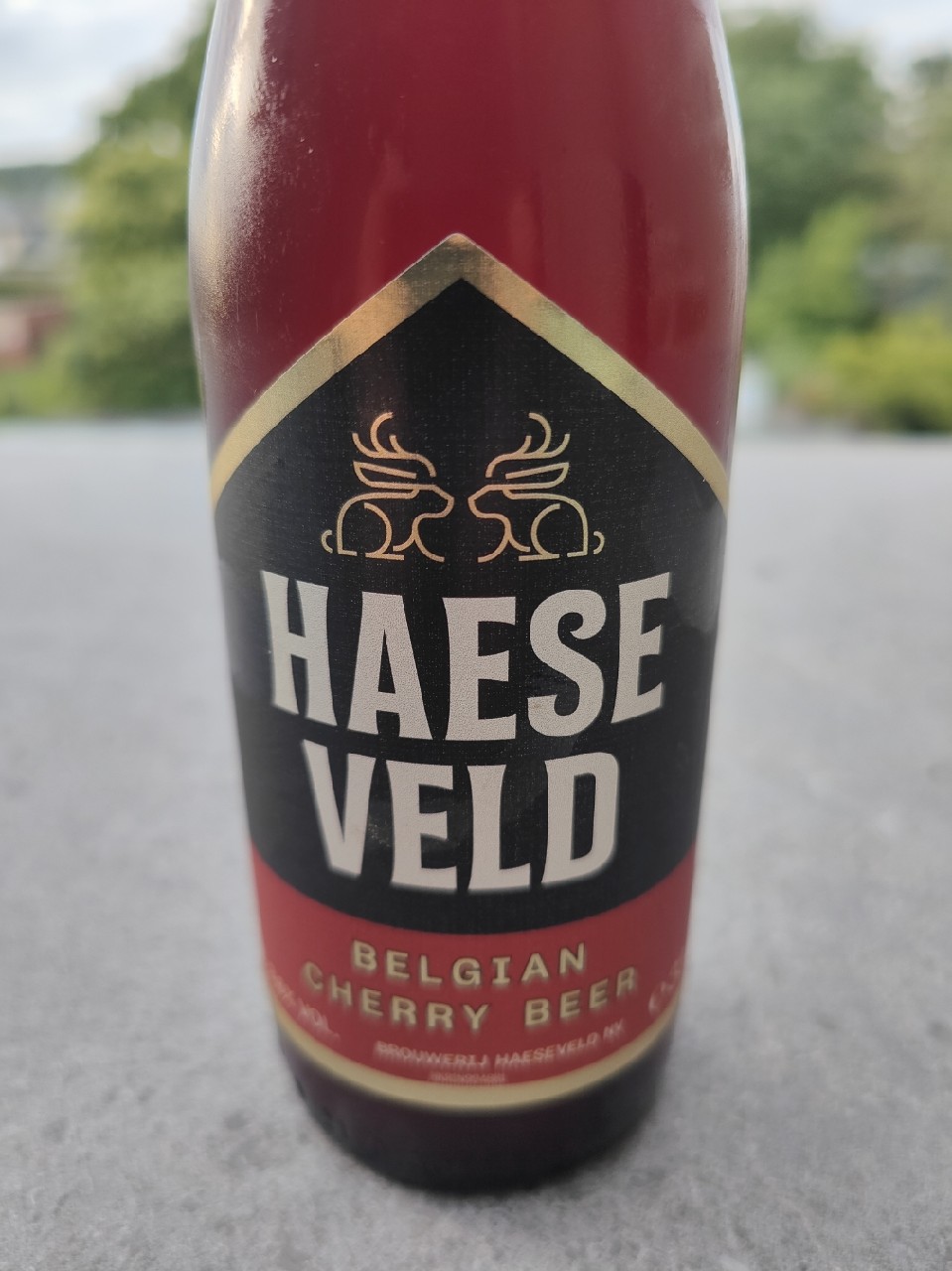 Haeseveld Belgian Cherry Beer, Brouwerij Haeseveld