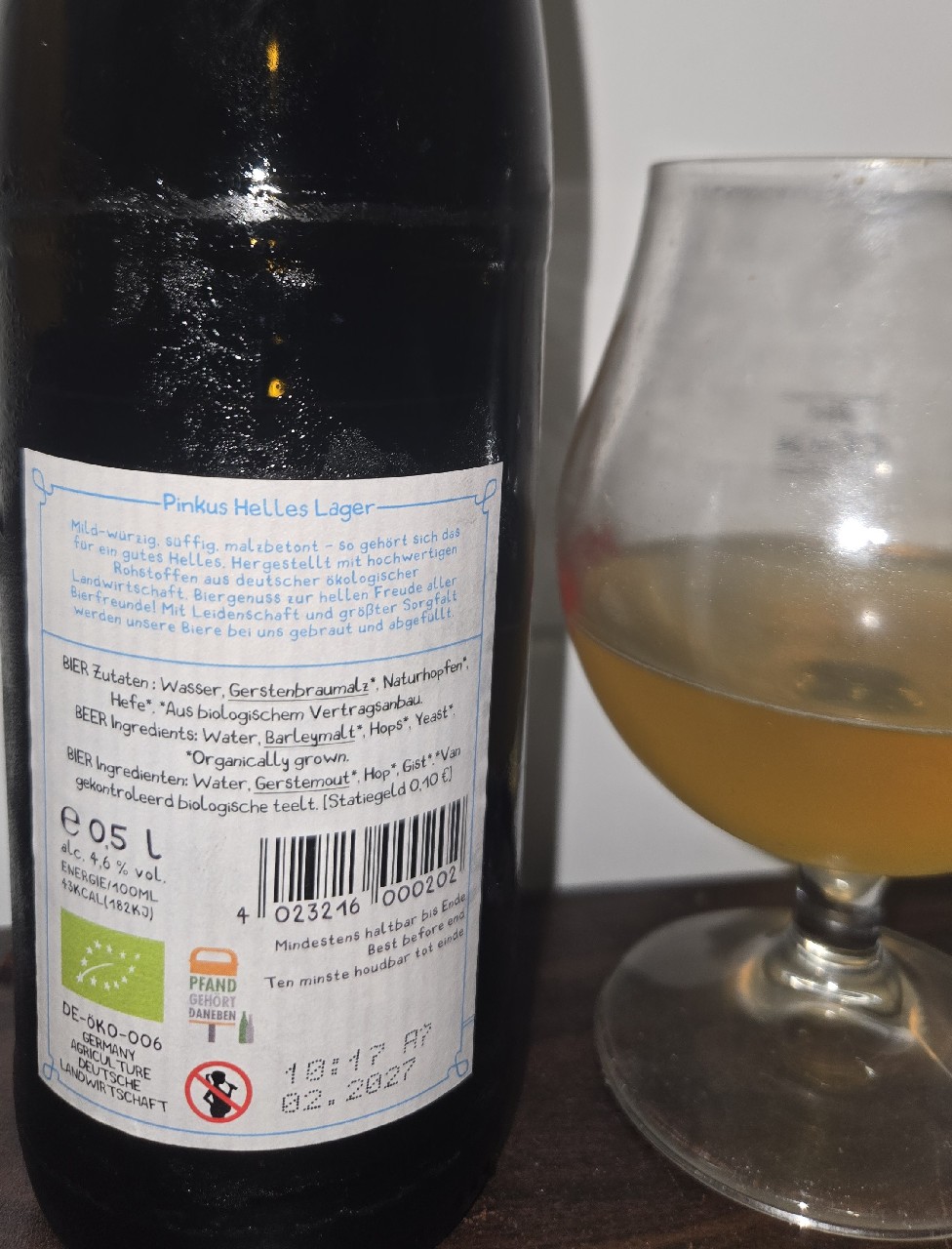 Pinkus Lager / Müller's Lagerbier, Brauerei Pinkus Müller
