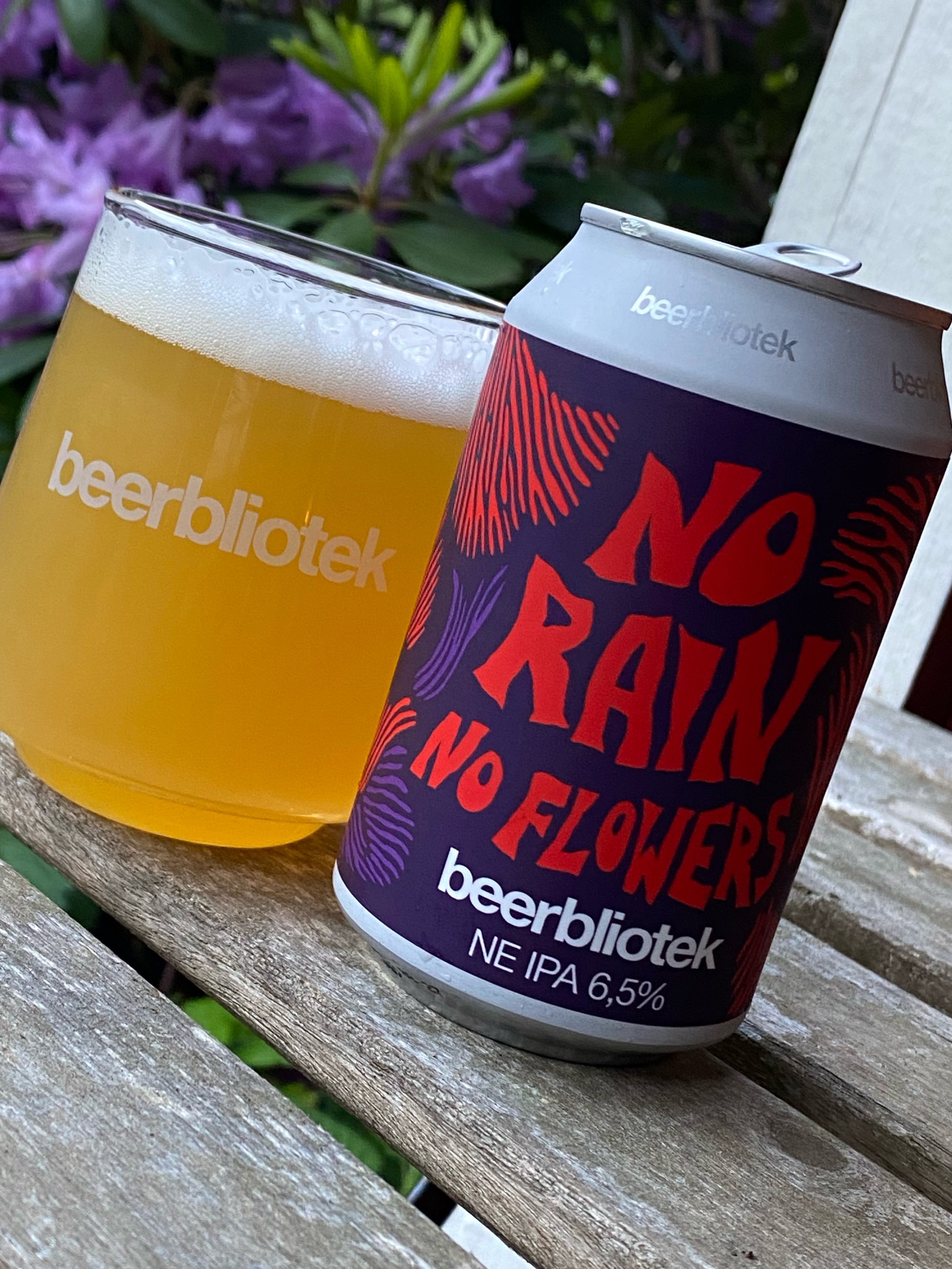 No rain no flowers, Beerbliotek