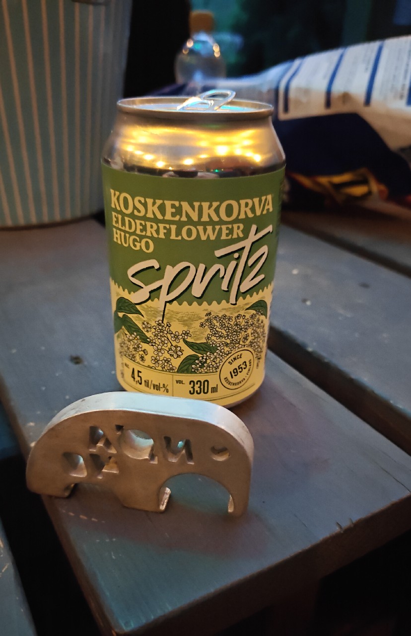 Koskenkorva elderflower hugo, Finland