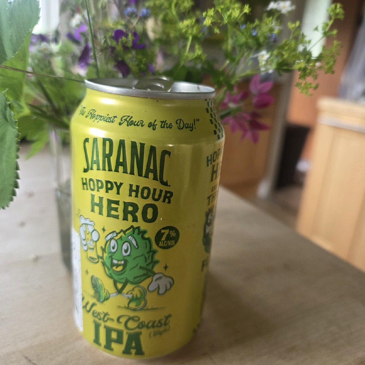 Hoppy Hour Hero IPA, Saranac Brewery