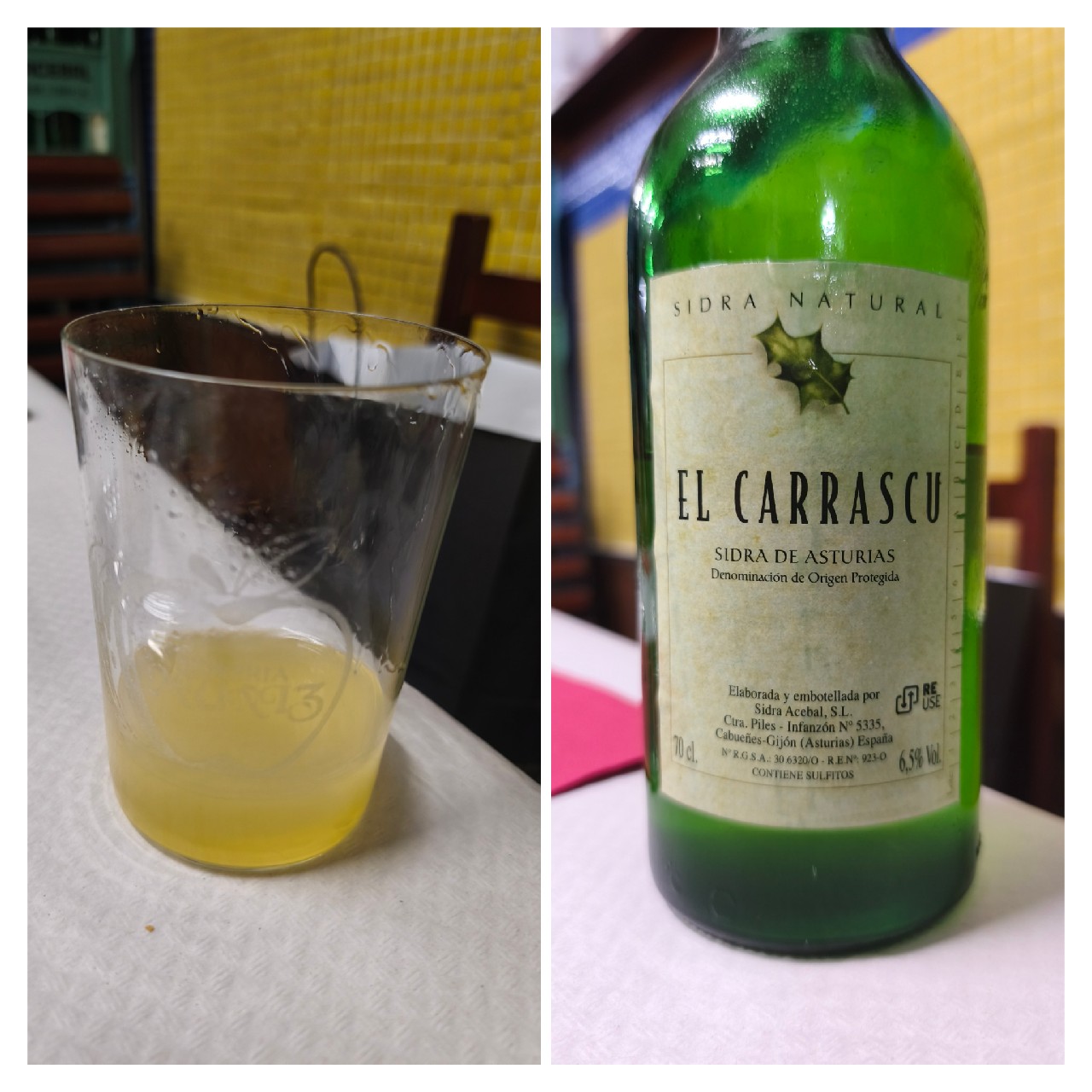 sidra natural el carrascu, Sidra acebal