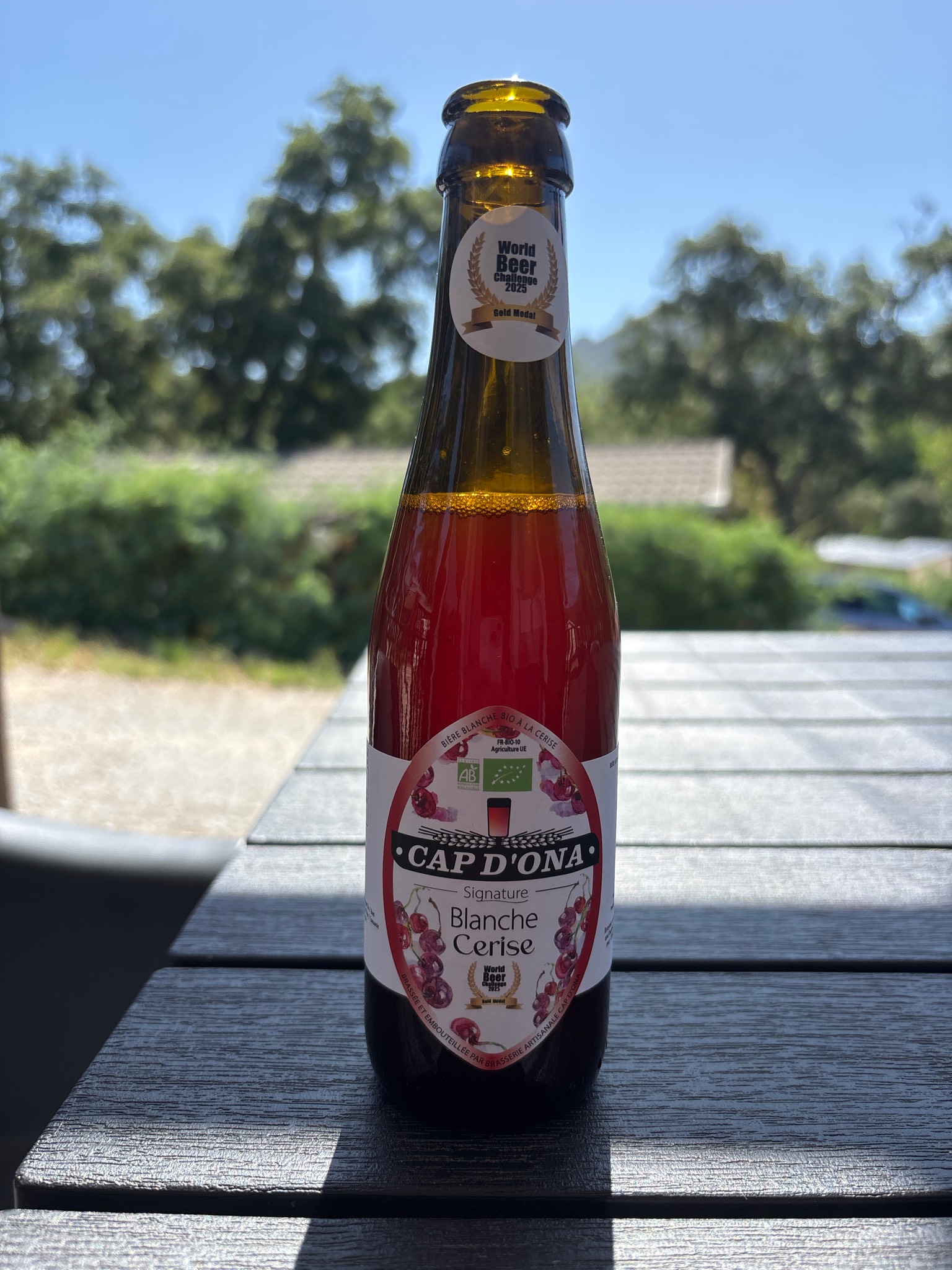 Cap D'Ona Blanche Cerise, Brasserie Cap D'Ona