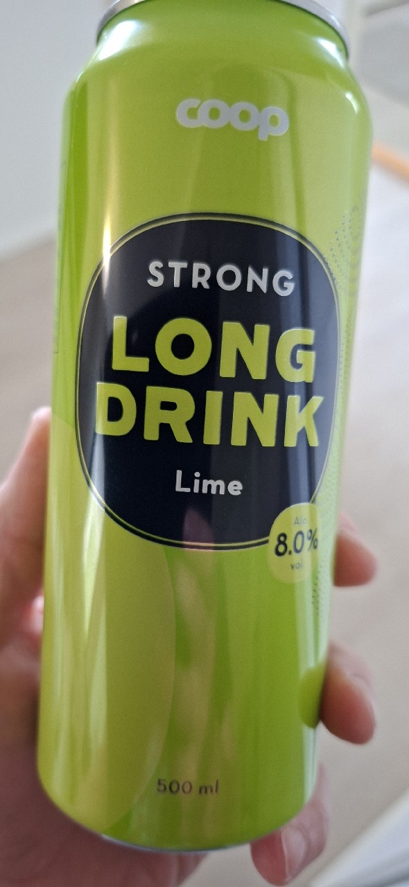 Coop Strong Long Drink Lime, Finland