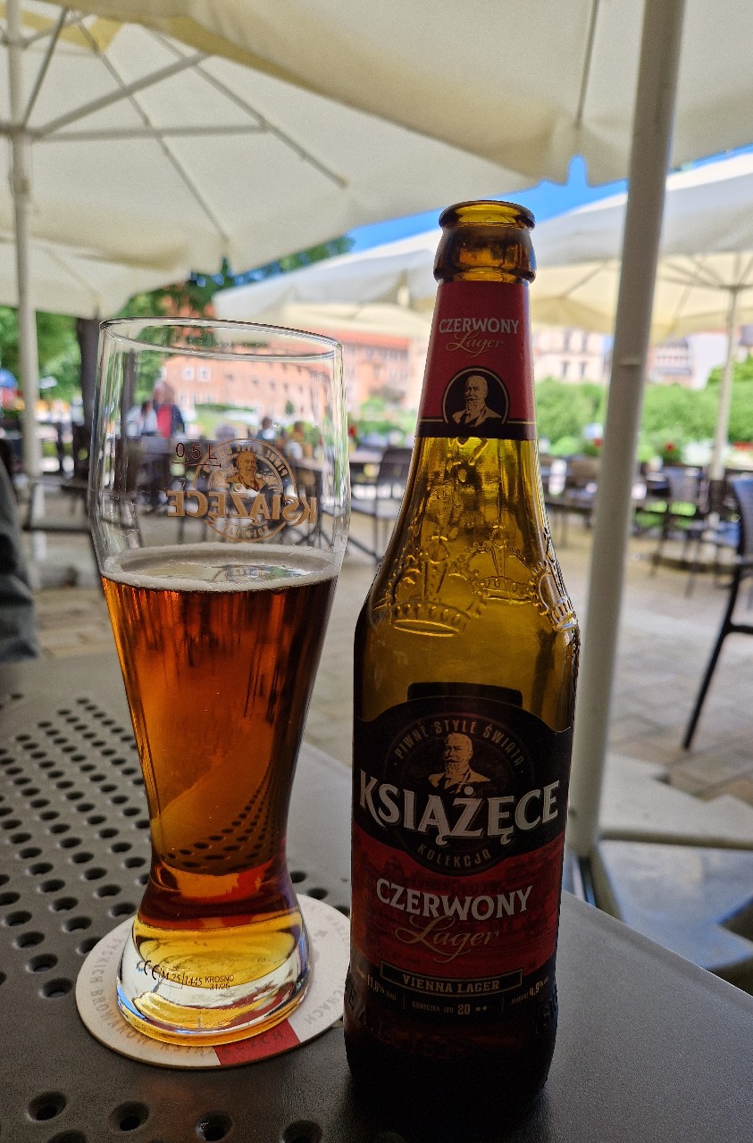 Książęce Czerwony Lager, Tyskie Brewery Książęce (Asahi)