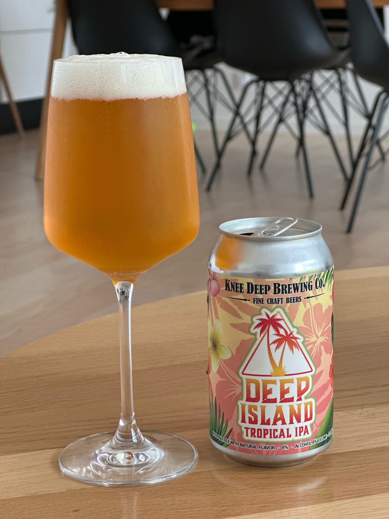 Deep Island Tropical IPA, Knee Deep Brewing Company