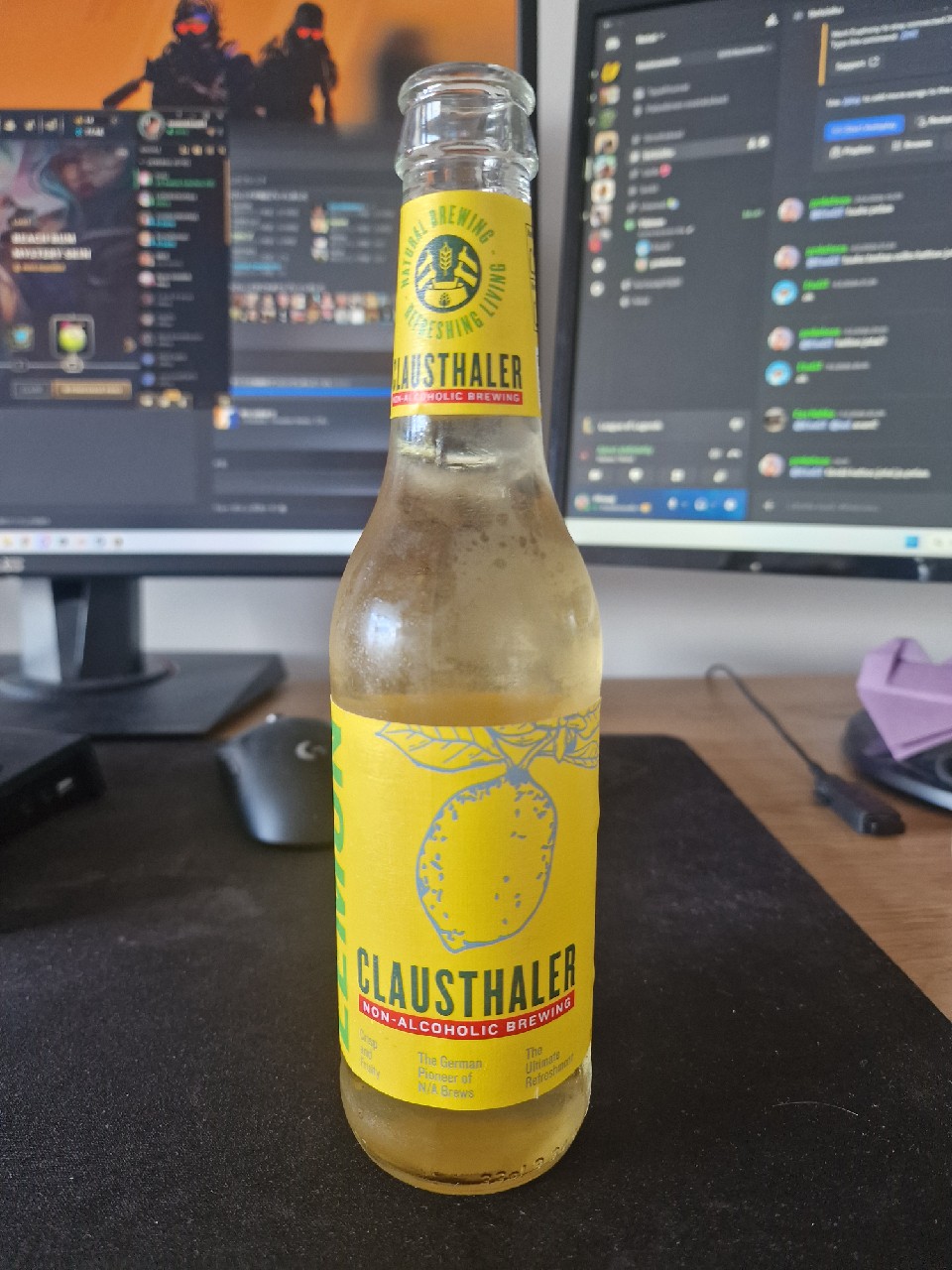 Clausthaler Lemon Non-Alcoholic, Binding-Brauerei (Oetker Group)