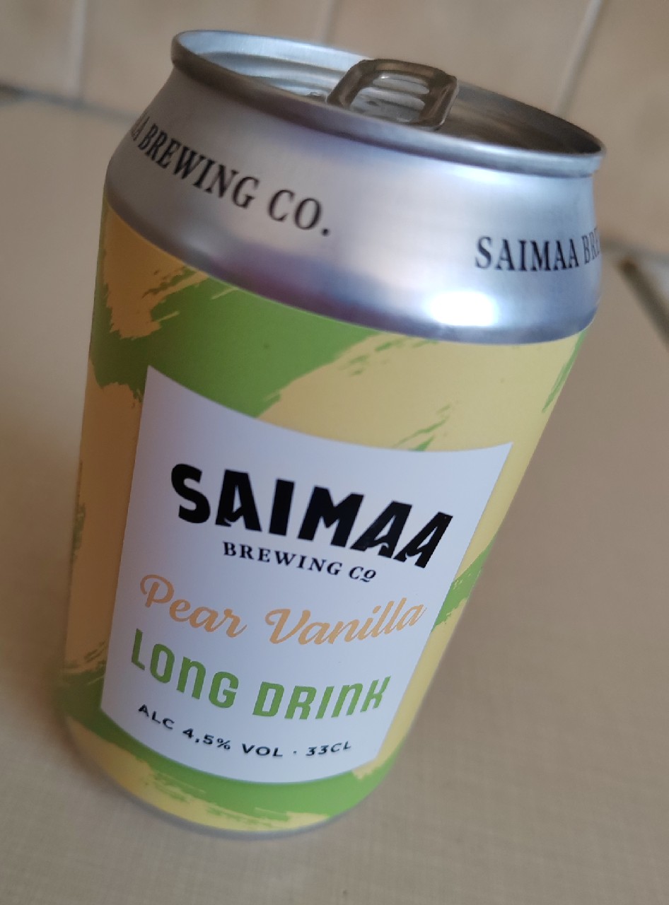 Saimaa Long Drink Pear Vanilla, Finland