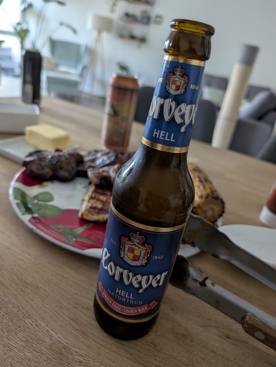 Corveyer Hell natürtrüb, Brauerei Allersheim