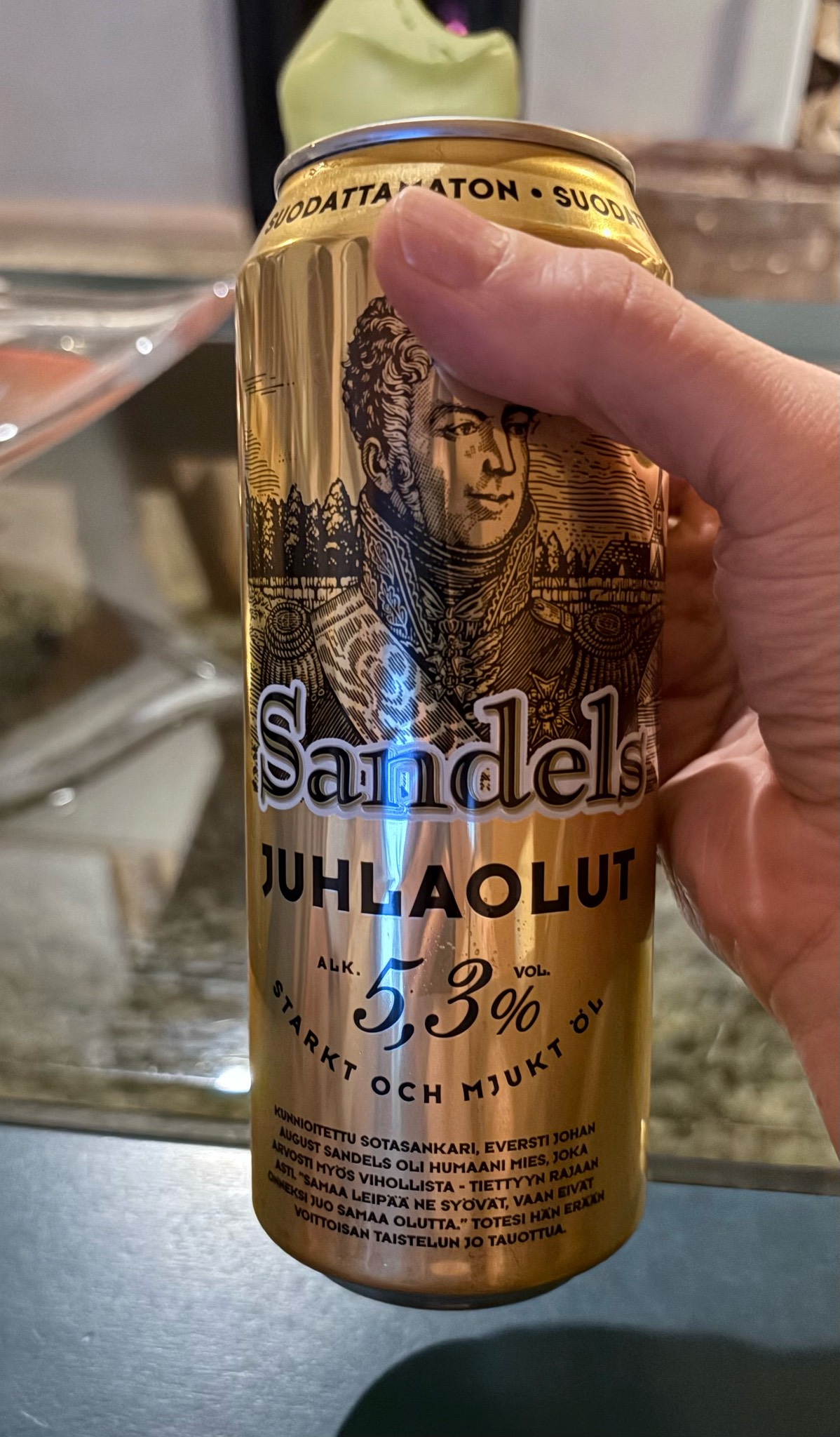 Sandels Juhlaolut Suodattamaton, Olvi