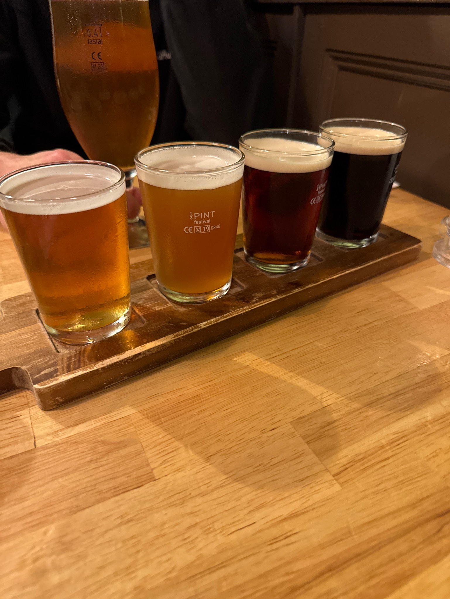 Gallagher Lager, IPA, Red, Stout, Gallaghers Brewery