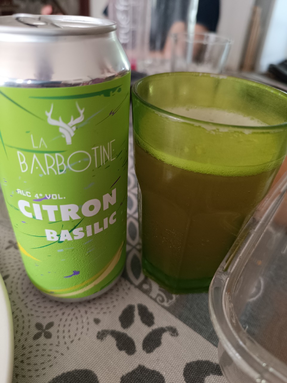 La Barbotine Citron Basilic, Brasserie Plormel (Ermin, La Barbotine)