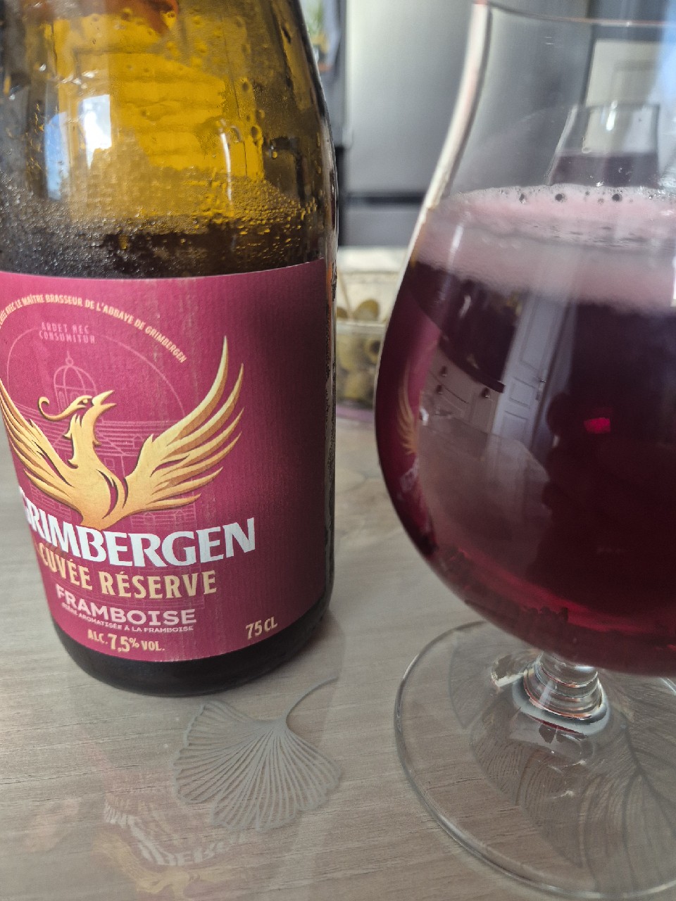 grimbergen cuvée réserve framboise, Belgium