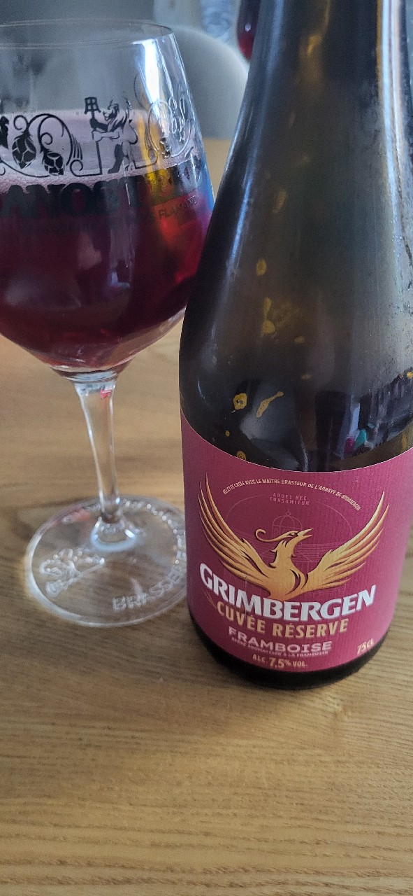 grimbergen cuvée réserve framboise, Belgium