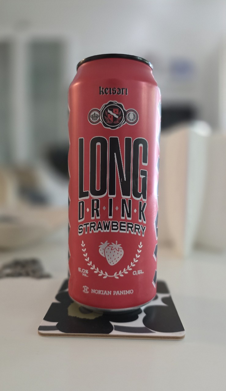 Keisari Long Drink Strawberry, Nokian Panimo