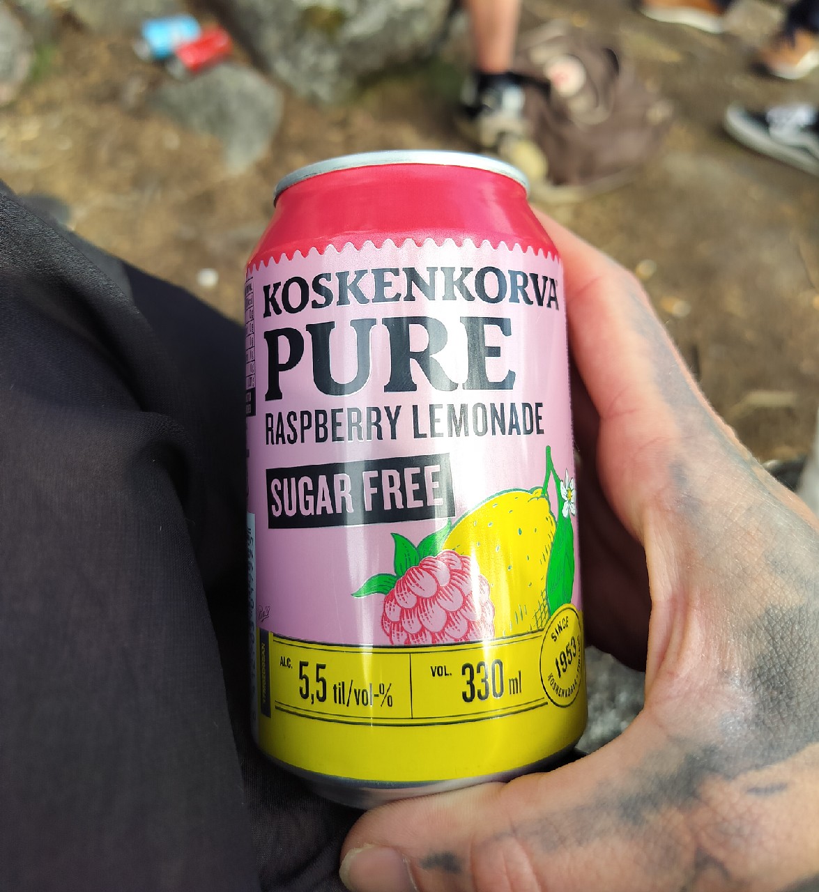 Koskenkorva Pure Raspberry Lemonade Sugarfree, Finland