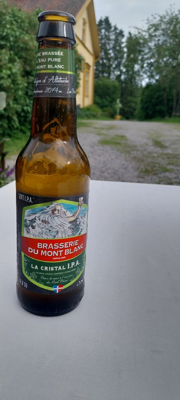 La Cristal IPA, Brasserie Du Mont Blanc