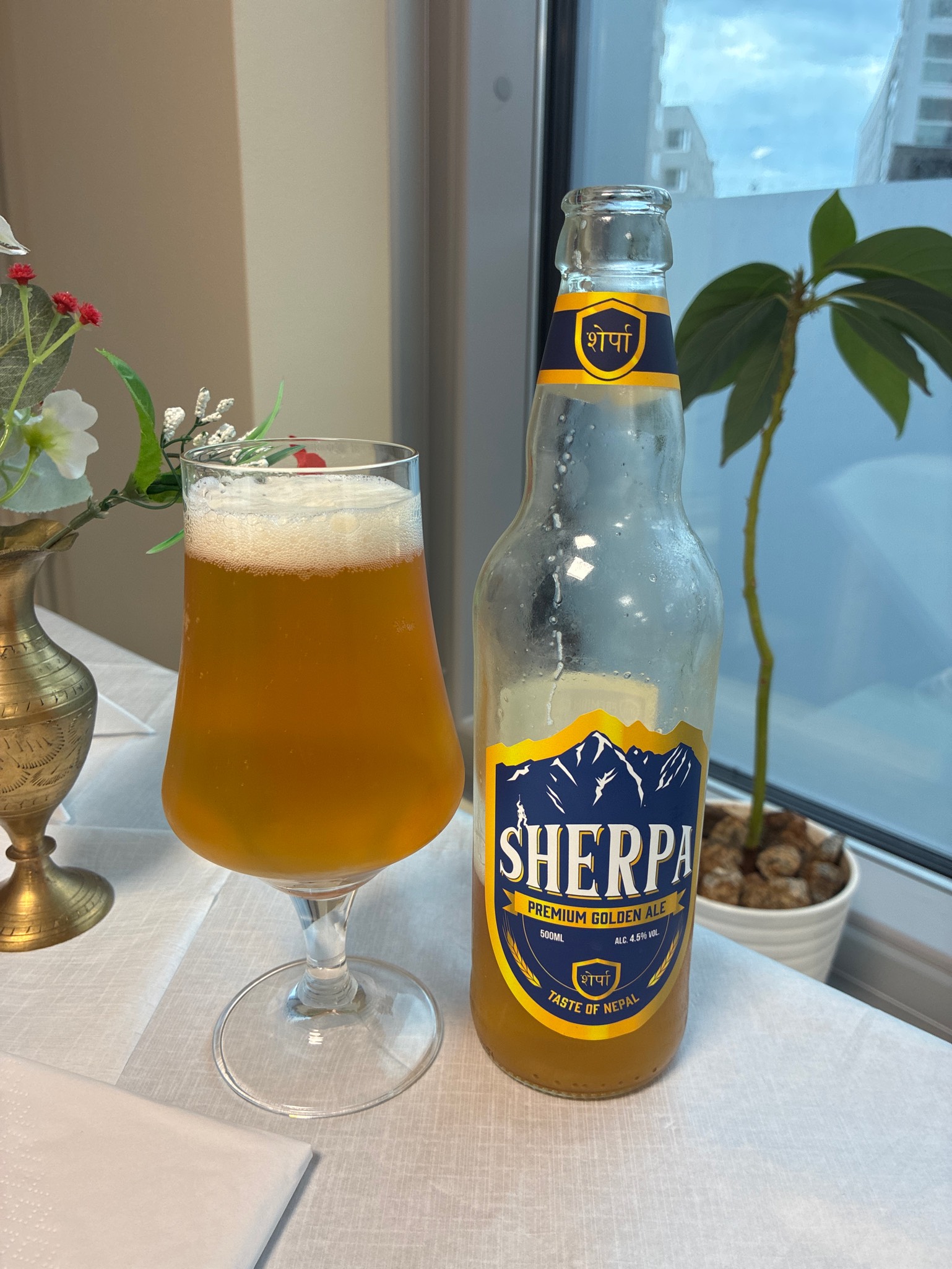 Sherpa Premium Golden Ale, Hambleton Ales / Brewery