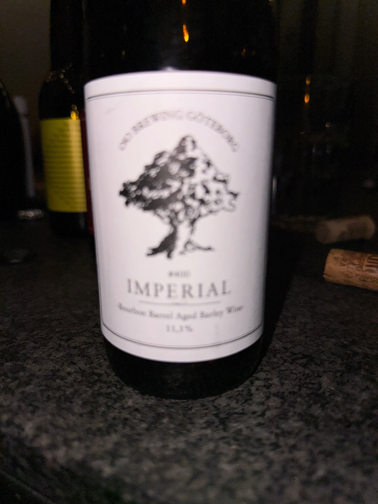 #400 Imperial burbon barrel aged barley wine, Sweden