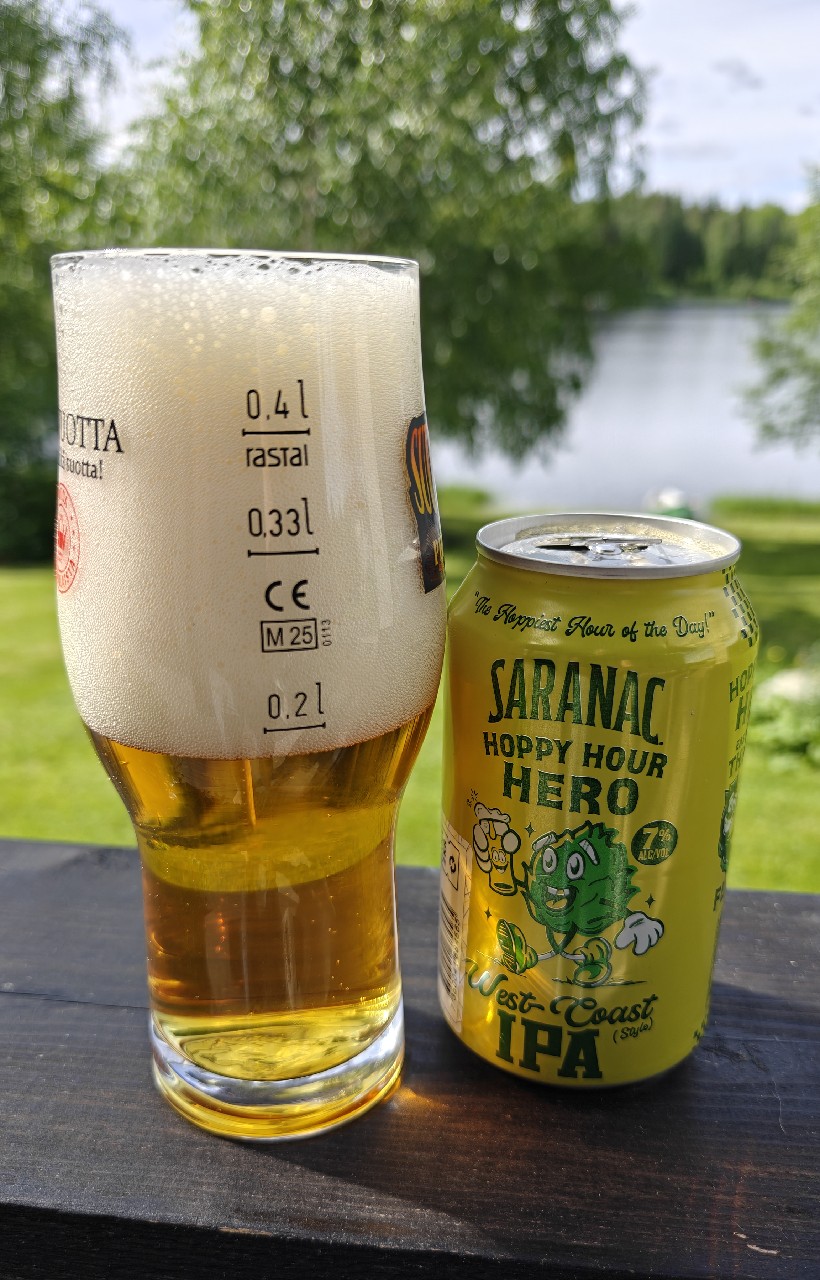 Hoppy Hour Hero IPA, Saranac Brewery