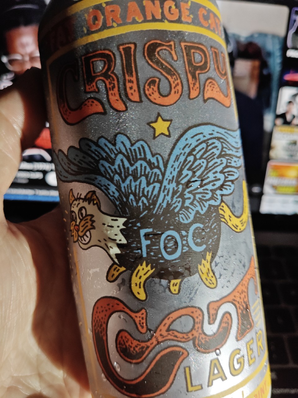 Crispy Cat Lager, Fat Orange Cat Brew Co.