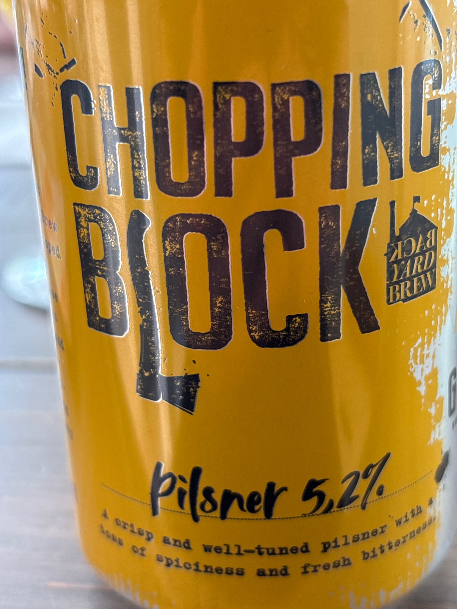 Chopping Block, Backyard Brewery (Carlsberg)