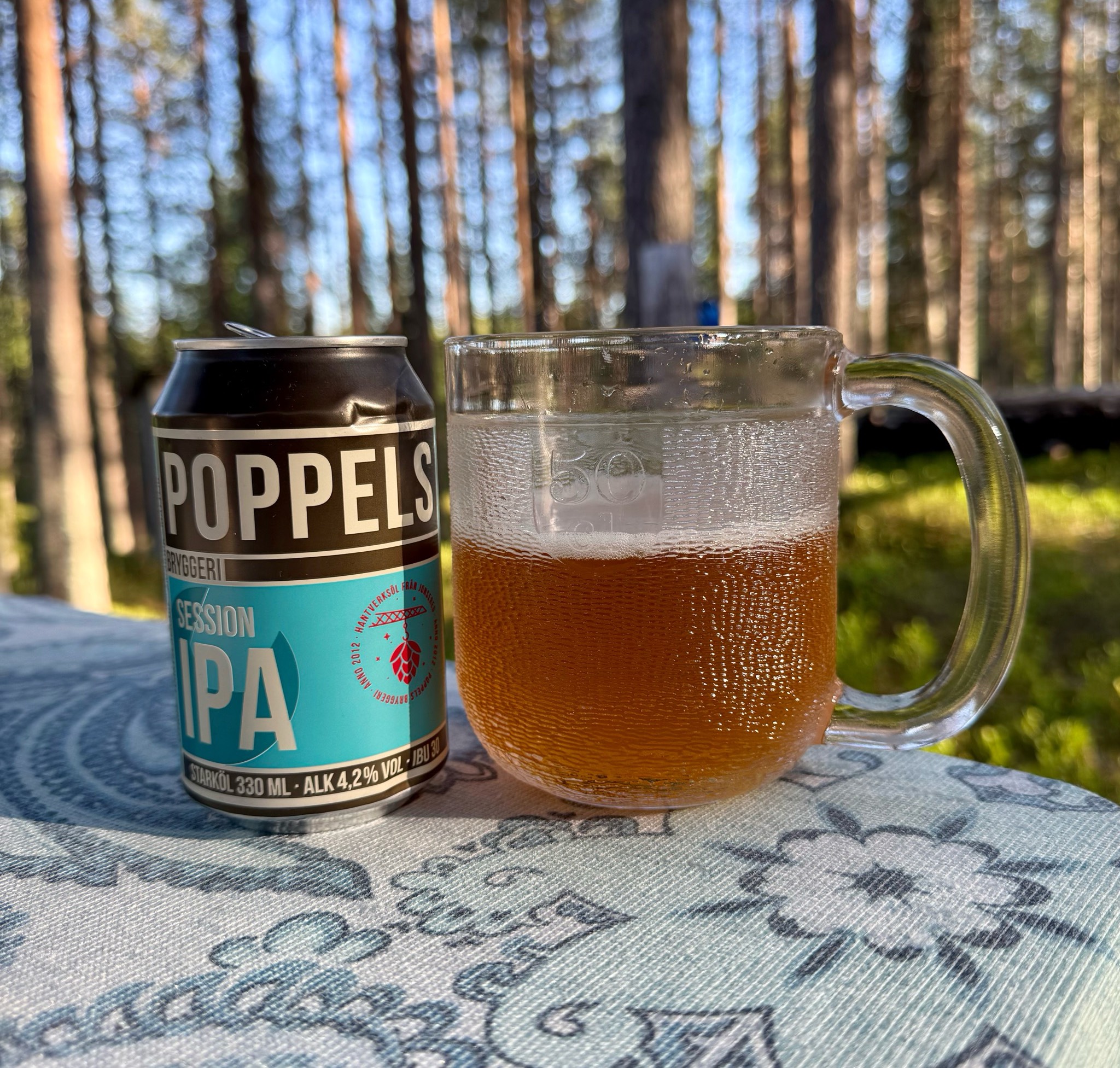 Session ipa poppels, Sweden