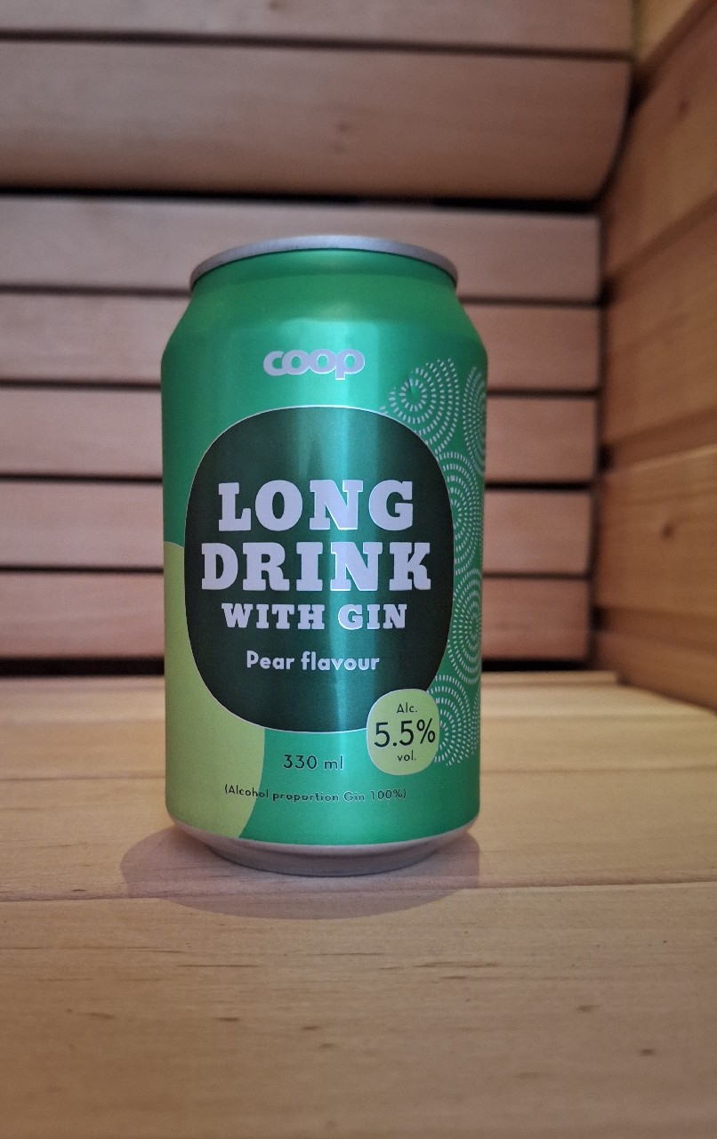Coop Long Drink Pear, Finland