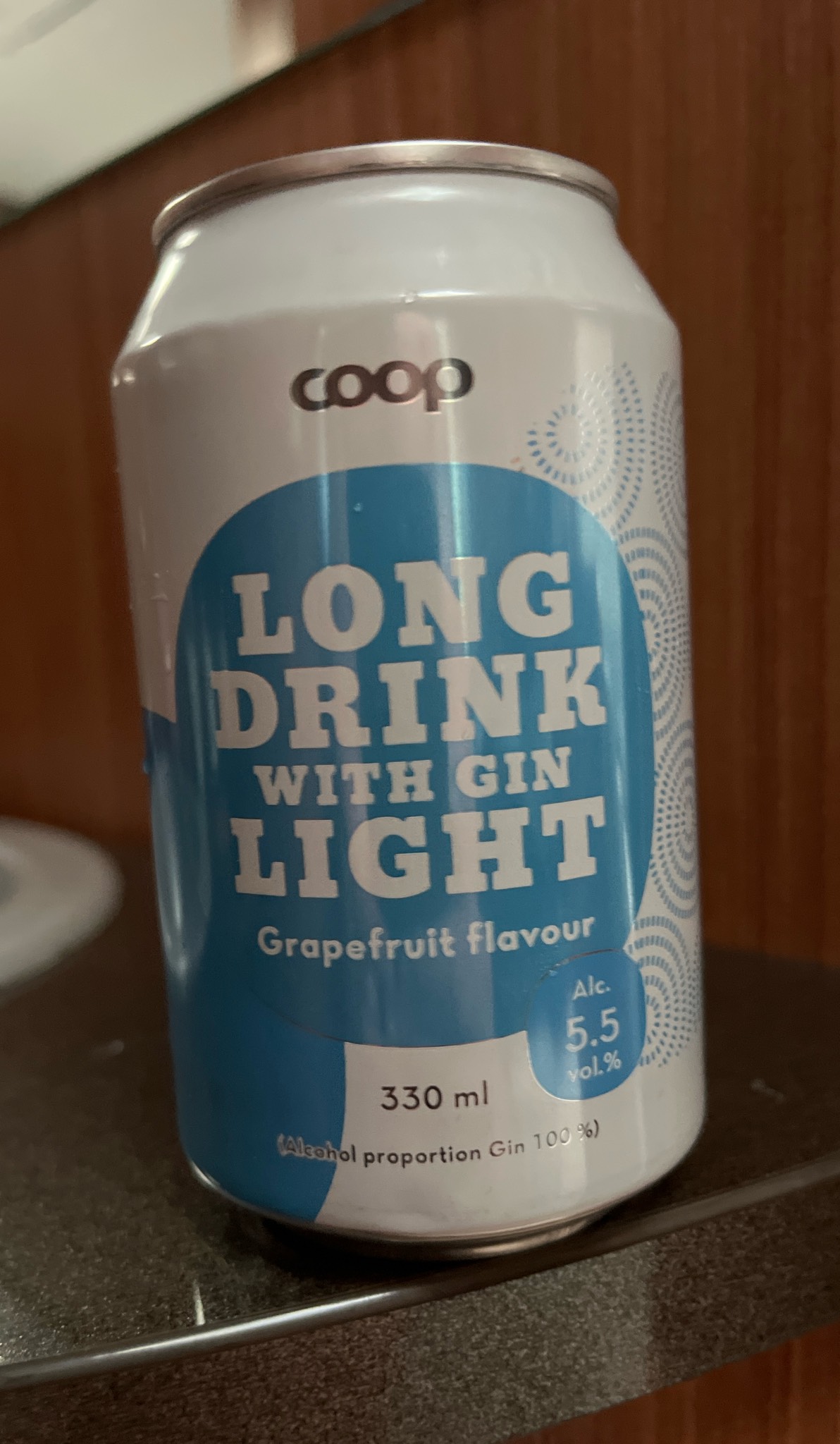 Coop Grapefruit Long Drink Light, Finland