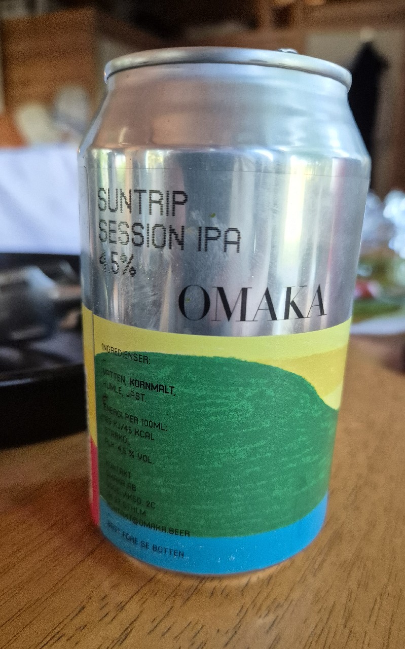 Suntrip Session IPA, Omaka