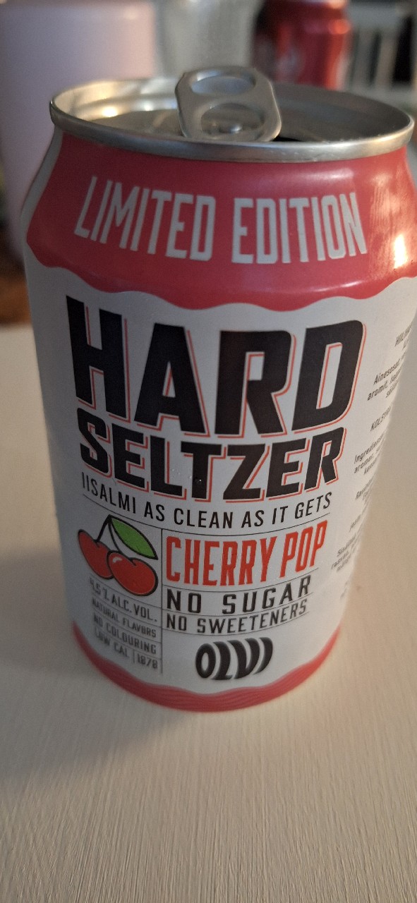 Hard Seltzer Cherry Pop, Finland