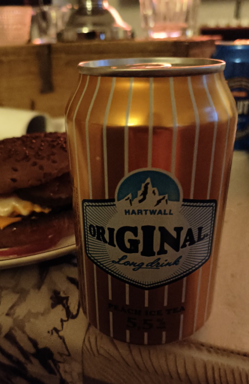 Original Long Drink Peach Ice Tea, Hartwall (Royal Unibrew)
