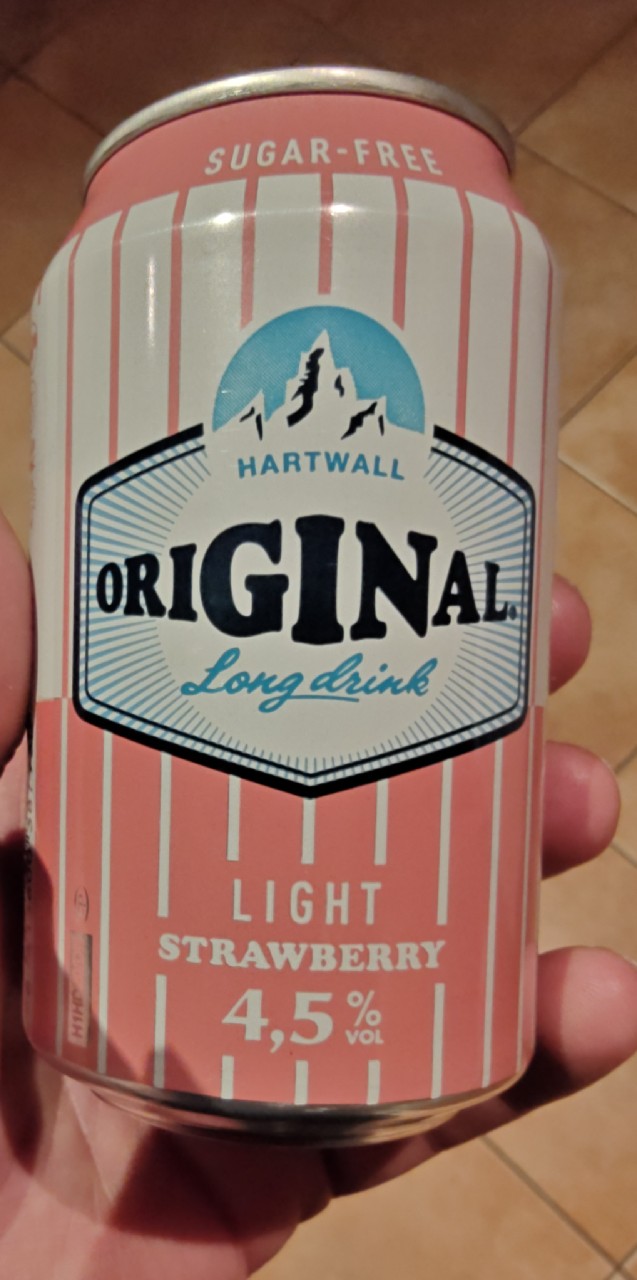 Original Long Drink Strawberry Light 4,5%, Hartwall (Royal Unibrew)