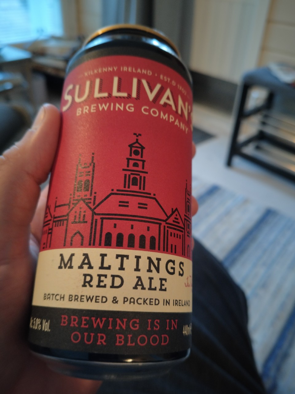 Maltings Red Ale, Sullivan's Brewing Company
