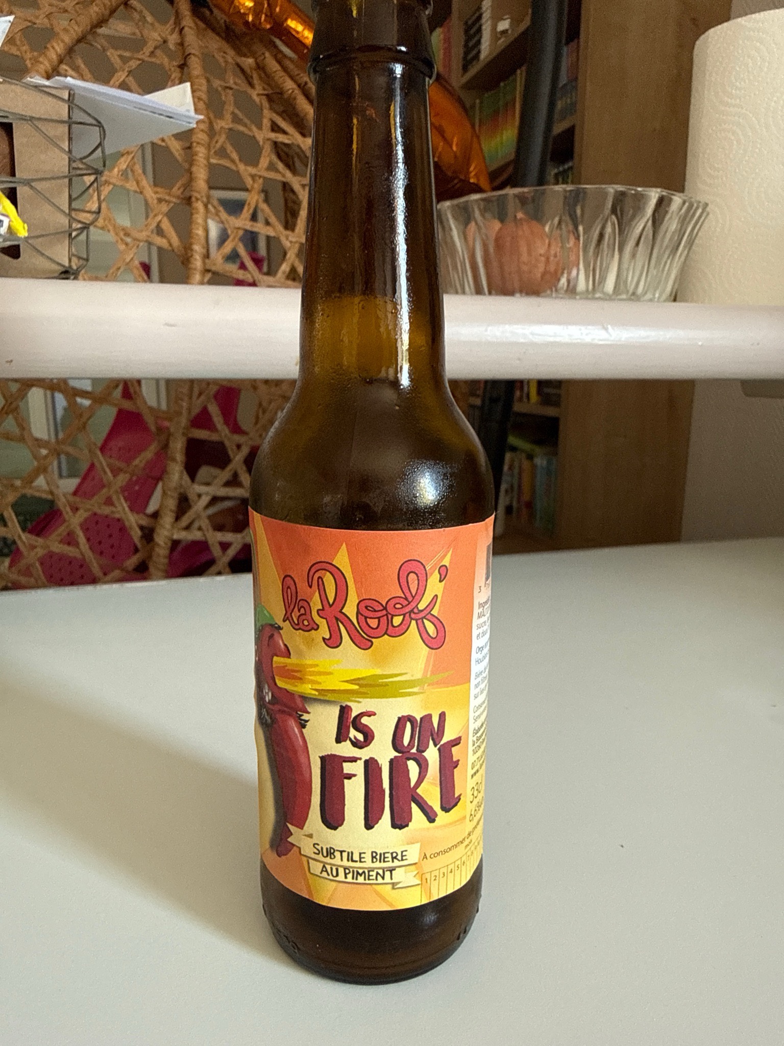 Is on fire, France