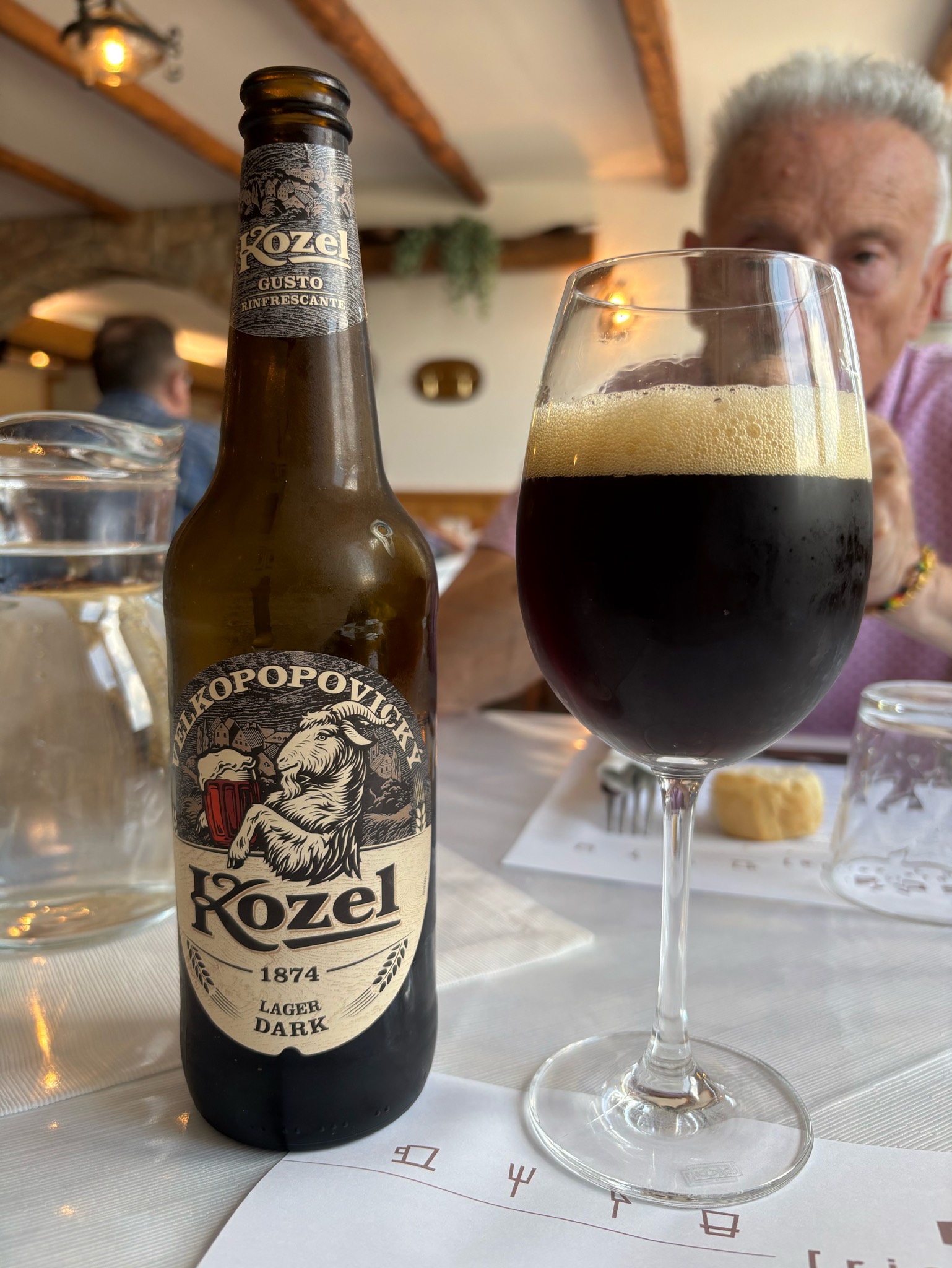 Kozel Černý / Dark, Pivovar Velké Popovice (Asahi Breweries)