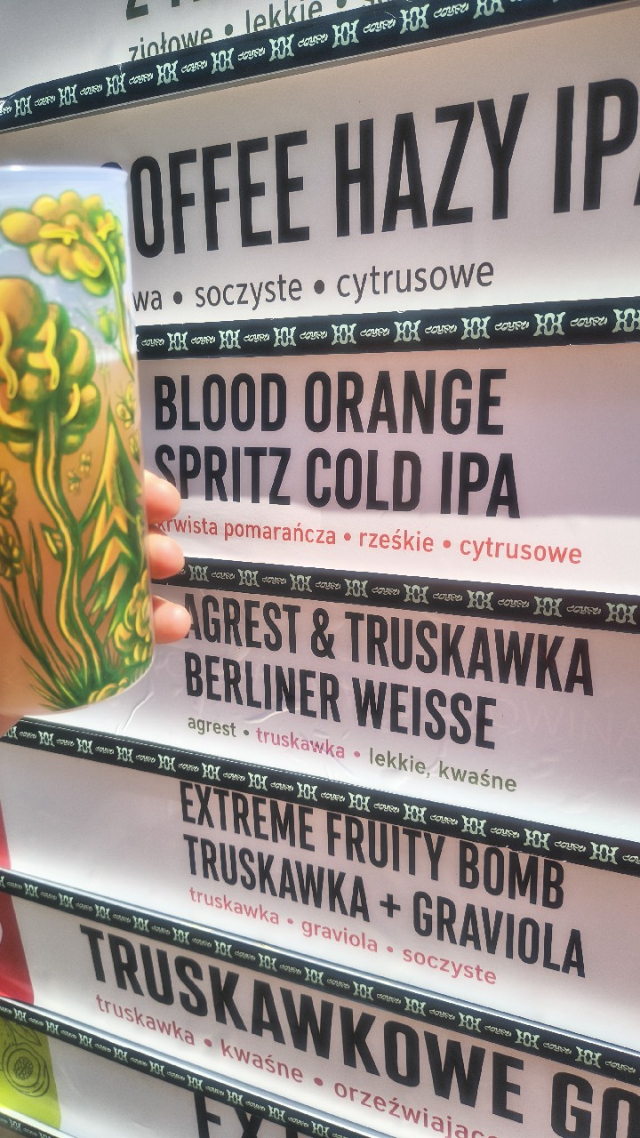 Blood Orange Spritz Cold IPA, Coypu Brewing