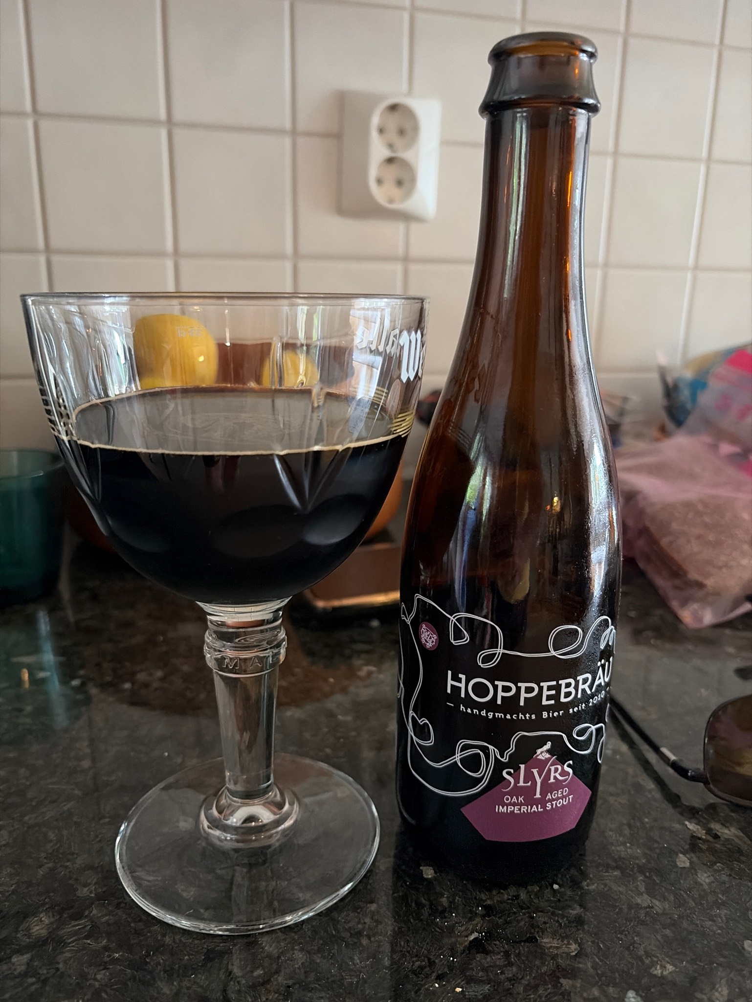 Slyrs Oak Aged Imperial Stout (2022), Hoppebräu