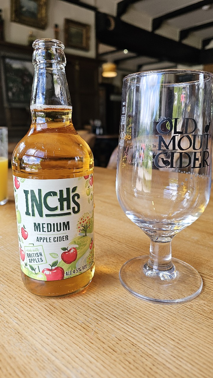 Inch's Medium Apple Cider, Bulmers Cider (Heineken)