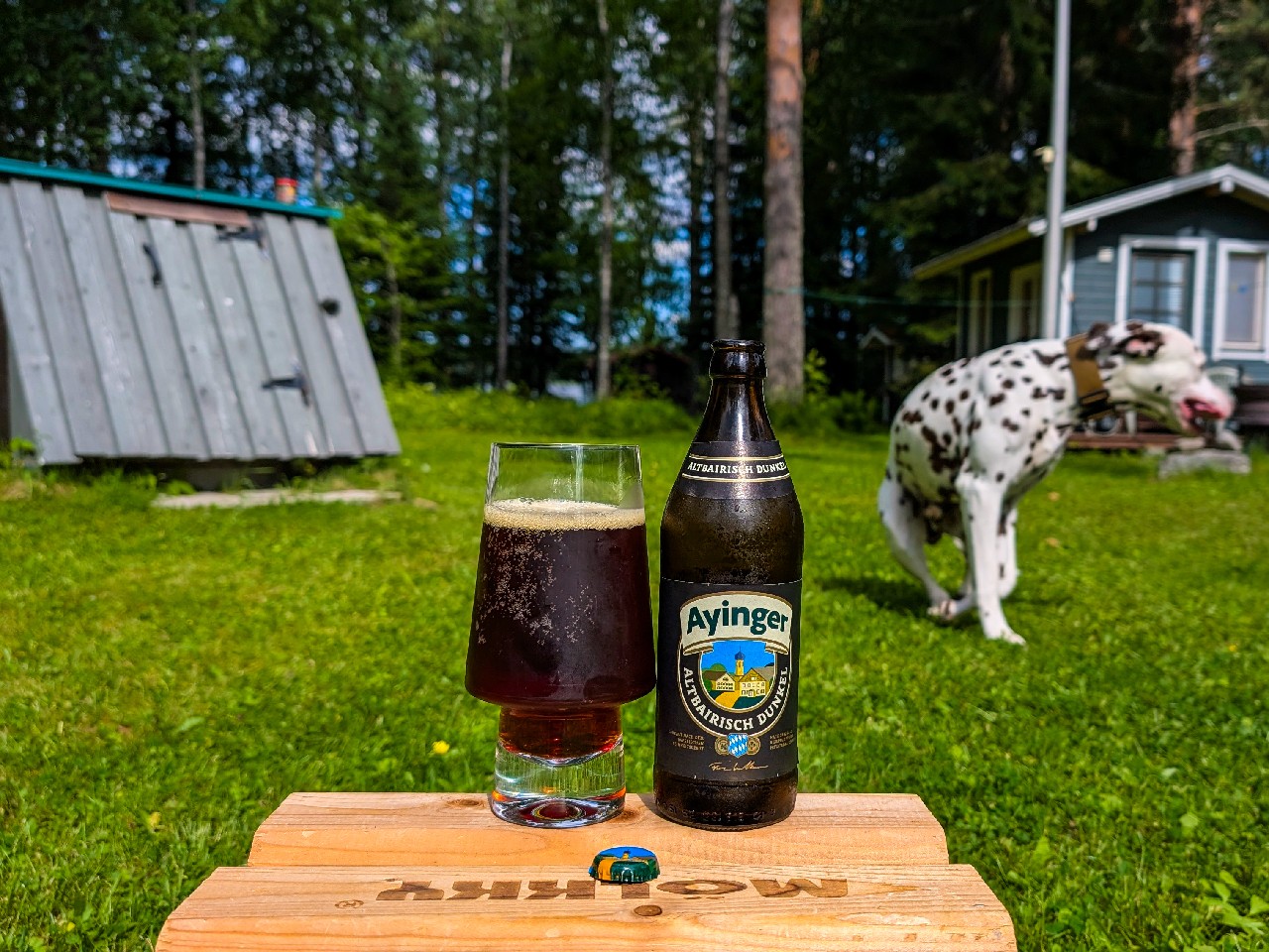 Altbairisch Dunkel, Ayinger Privatbrauerei
