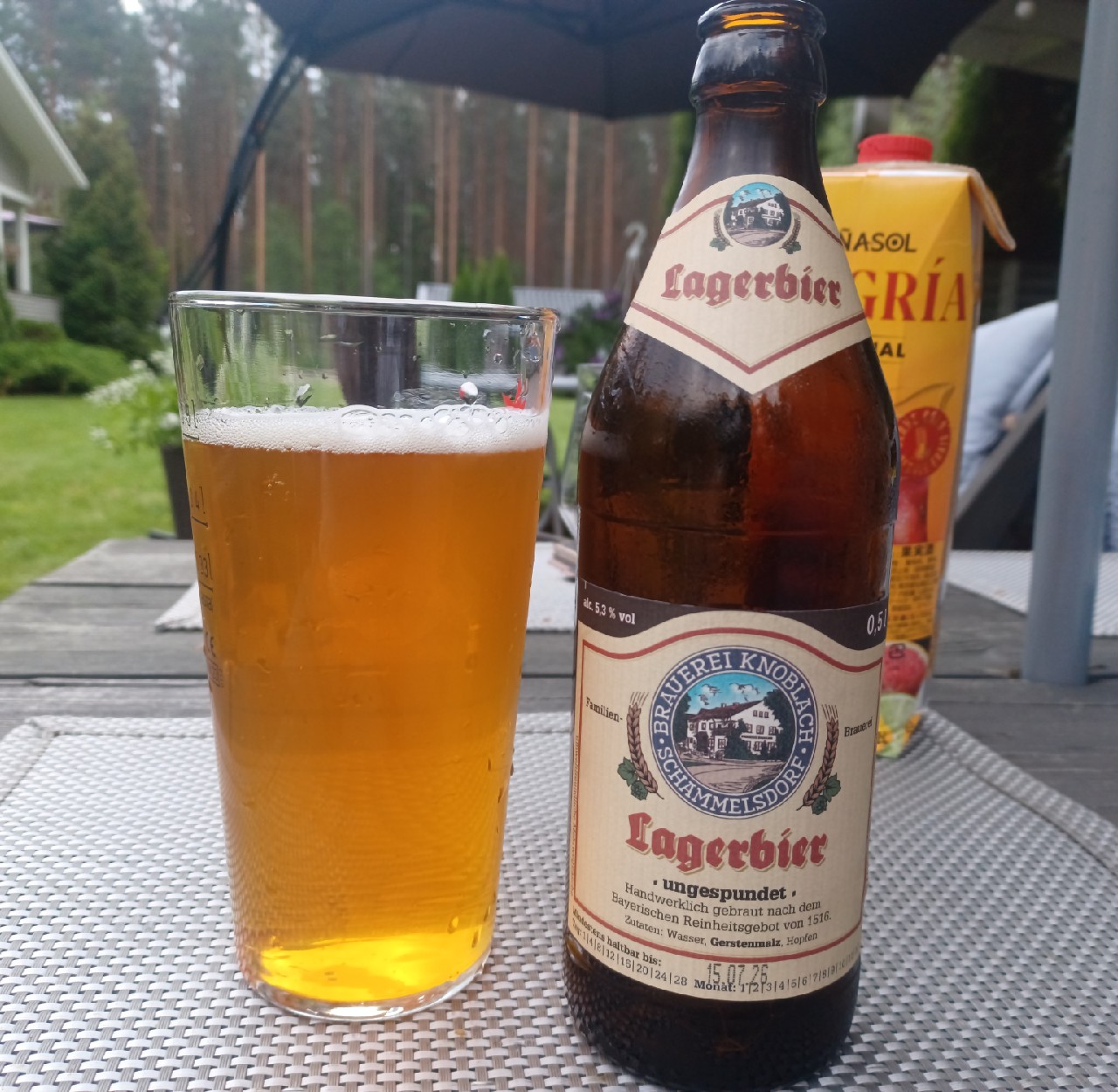 Lagerbier Ungespundet, Brauerei Wagner Merkendorf