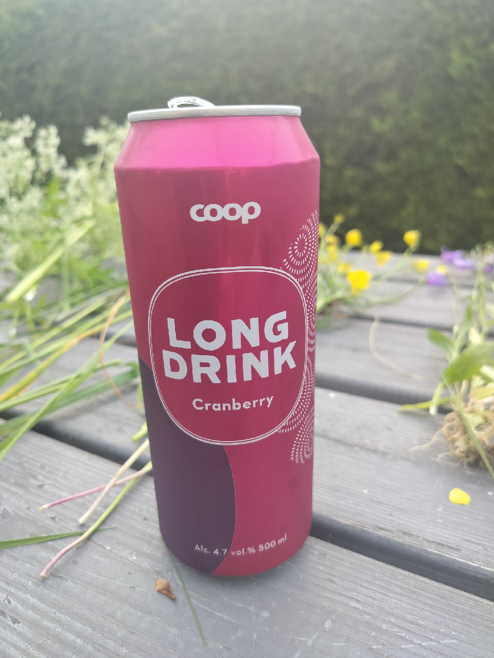 Coop Cranberry Long Drink, Finland