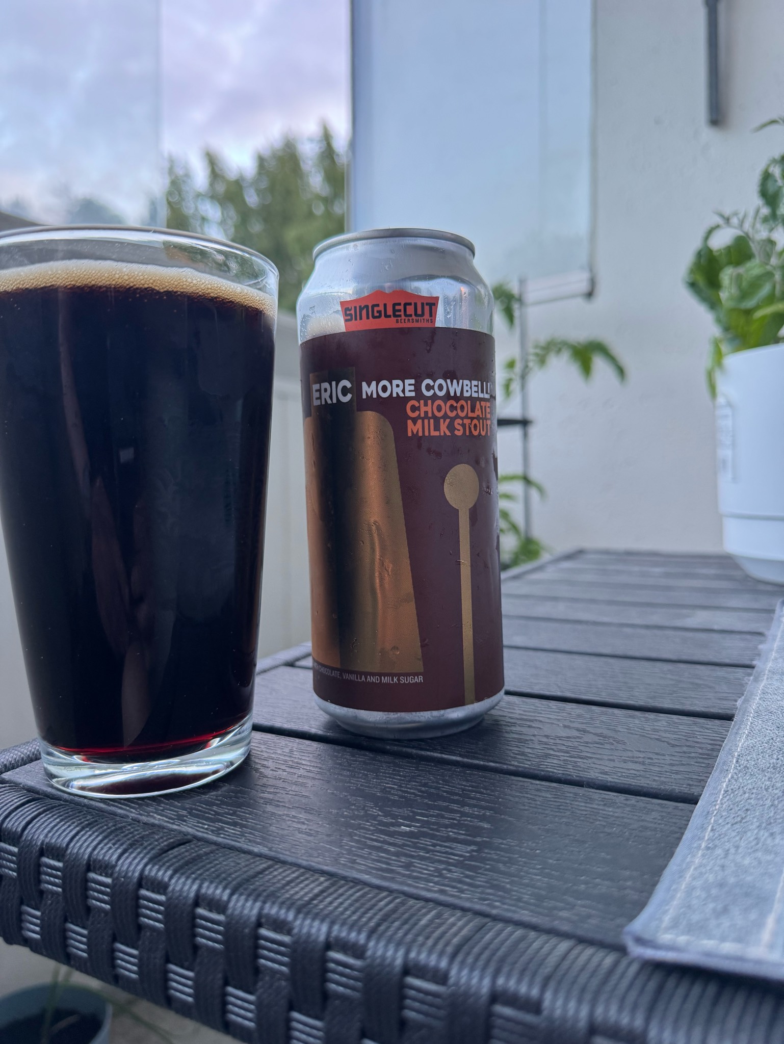 Eric More Cowbell! Milk Stout, SingleCut Beersmiths