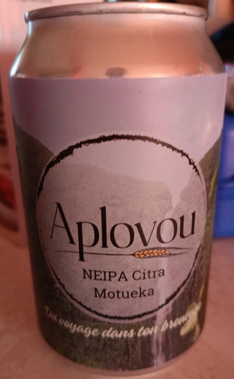 Aplv #1 NEIPA Citra Motueka, Aplovou