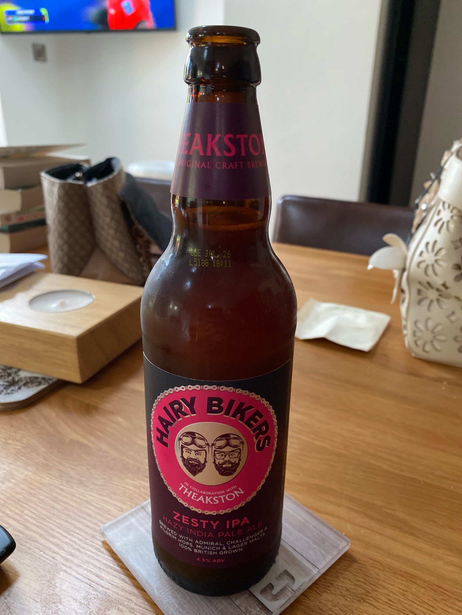 Hairy Bikers Zesty IPA, Theakston Brewery