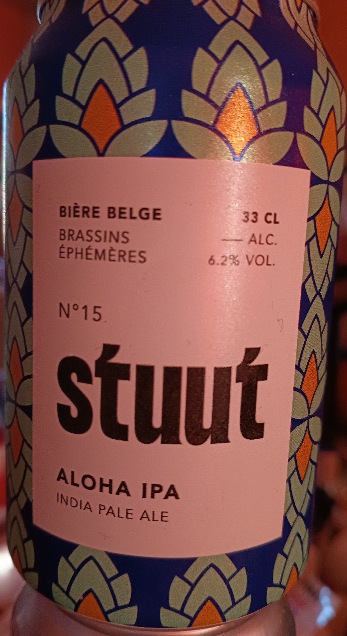 Stuut N°15 Aloha IPA, Brasserie Caulier