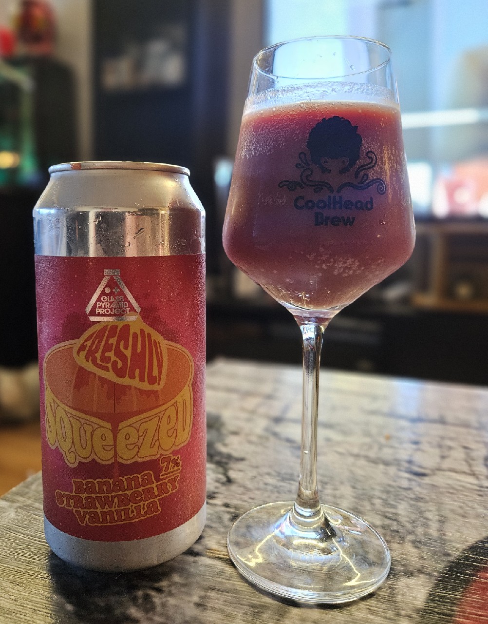 Freshly Squeezed : Banana Strawberry Vanilla, Glass Pyramid Project