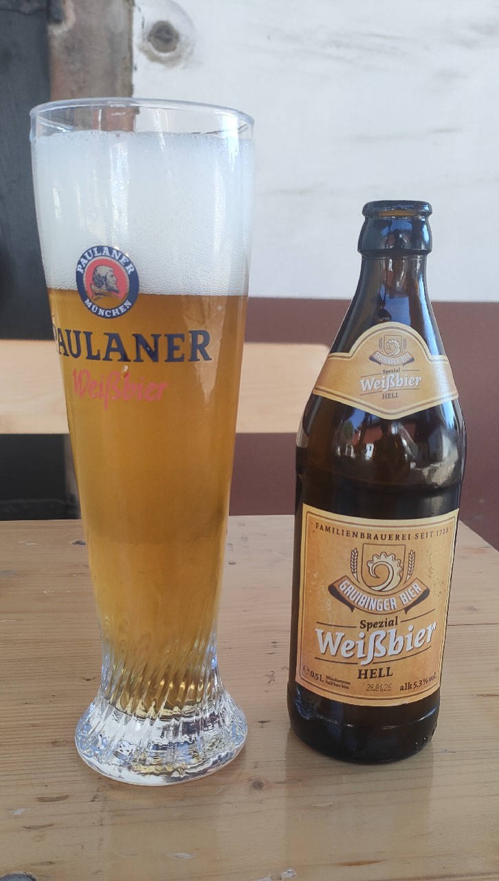 Spezial Weißbier Hell, Lammbrauerei Hilsenbeck - Gruibinger Bier