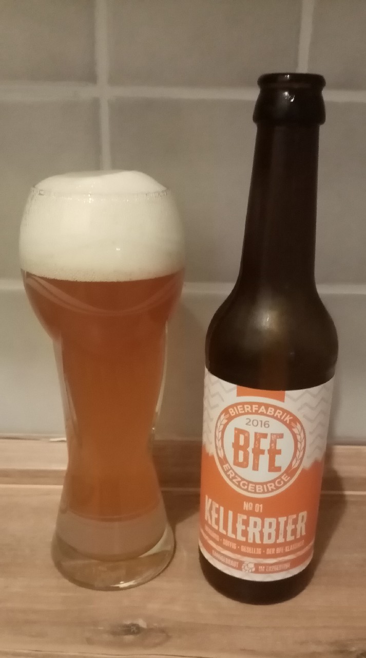 Nr 01 Kellerbier, Bierfabrik Erzgebirge
