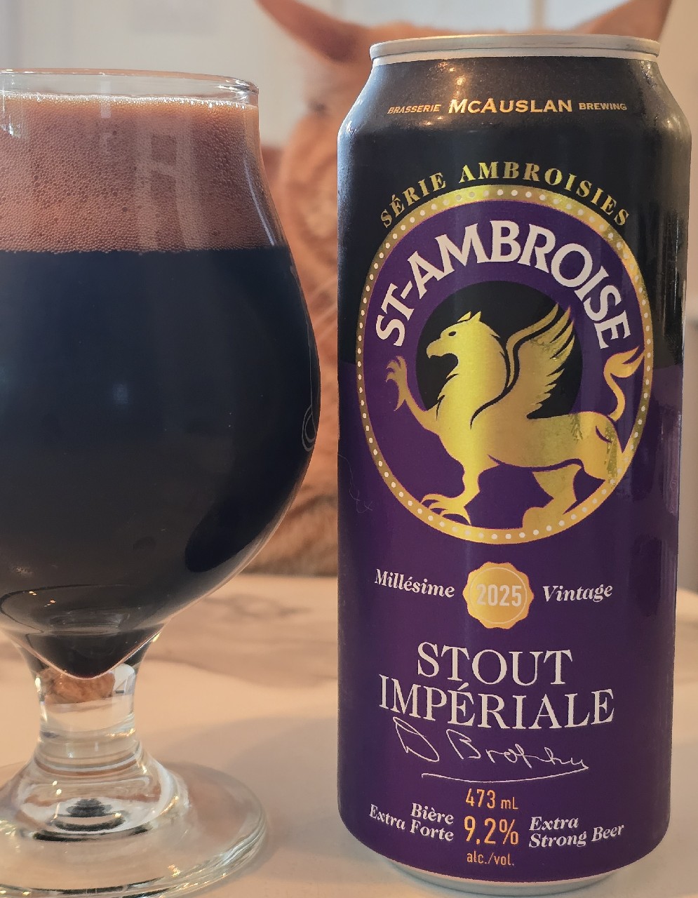 St-ambroise stout imperiale, Brasserie McAuslan (St-Ambroise)
